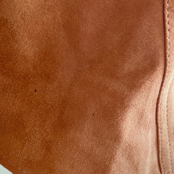 Mango MNG Rose Suede Leather Biker Jacket - Picture 13 of 13